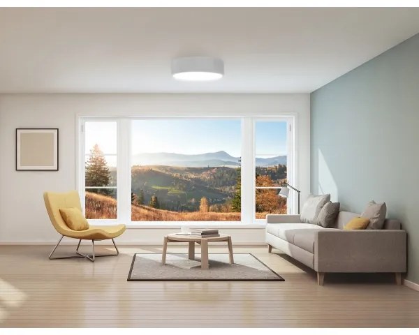 Fürdőszobai mennyezeti lámpa CLEO 2xE27/24W/230V á. 30 cm fehér IP54