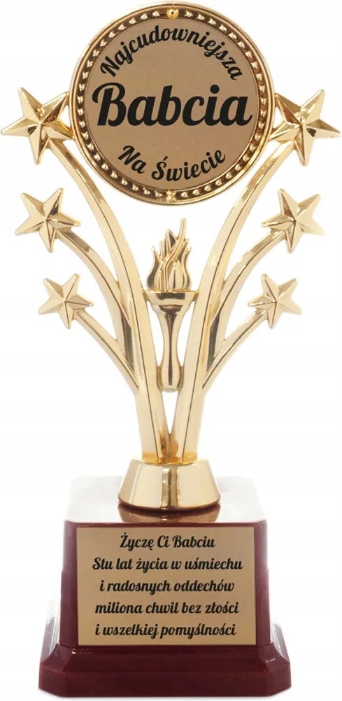 A világ legcsodálatosabb nagymamája szobor 20 cm Nagymama napja