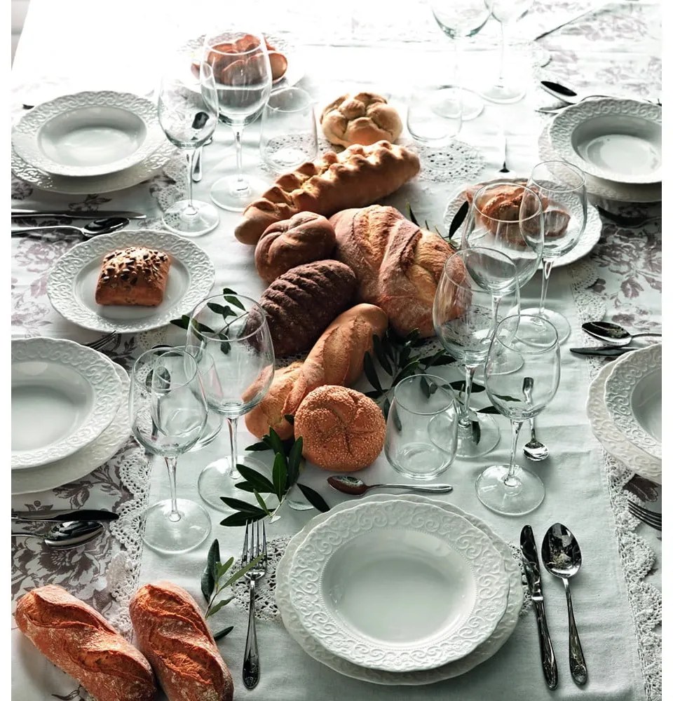 Gran Gala fehér porcelán tányér, ⌀ 25 cm - Brandani