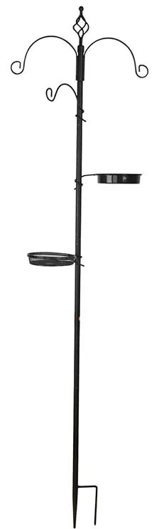 Leszúrható madáretető és -itató állvány, 200 cm