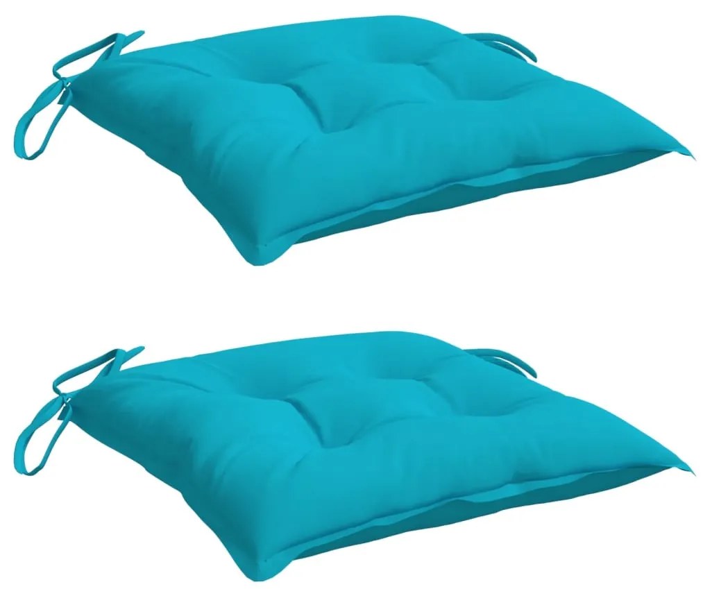 2 db türkiz oxford szövet kerti székpárna 50 x 50 x 7 cm