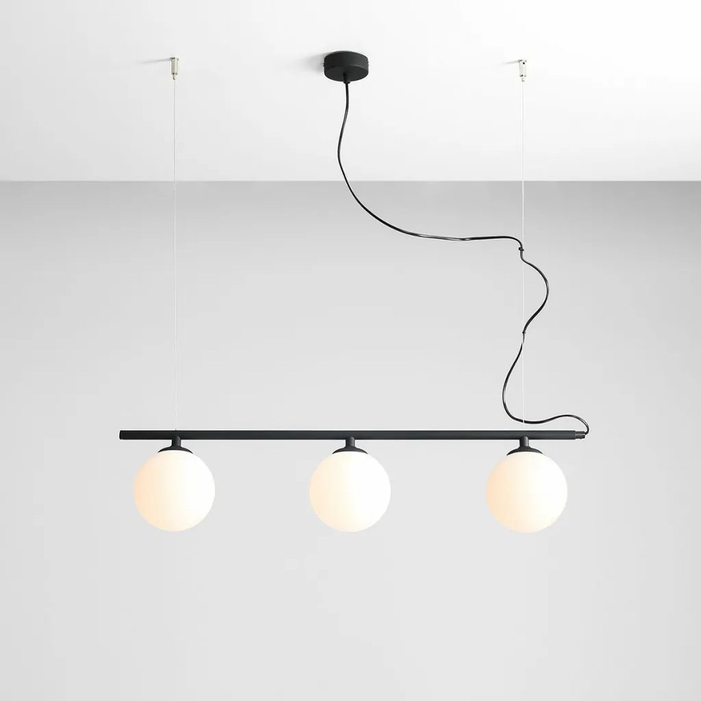 ALDEX 1006E_1 BERYL Többágú Függesztett Lámpa Fekete E14 IP20