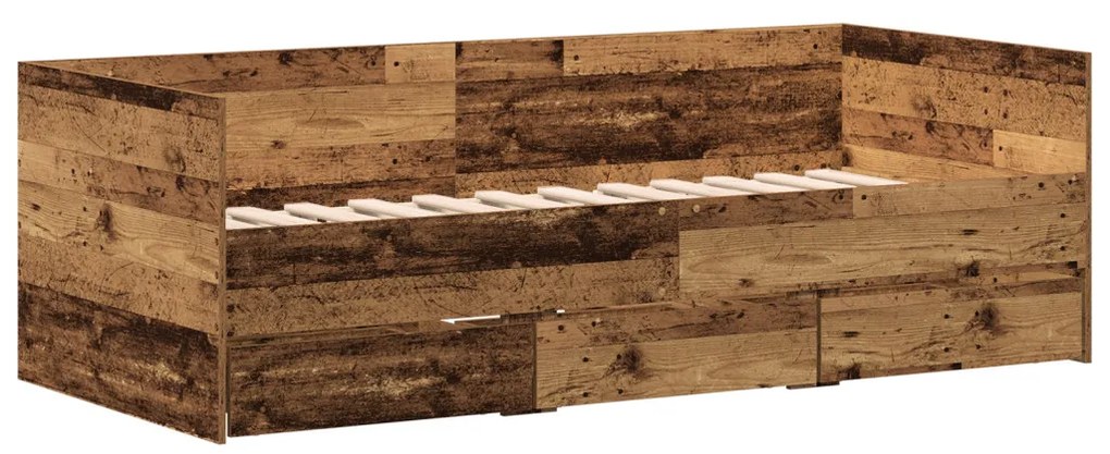 Rusztikus Nappaliágy Régi fa F.Engineered wood 90 x 200 cm