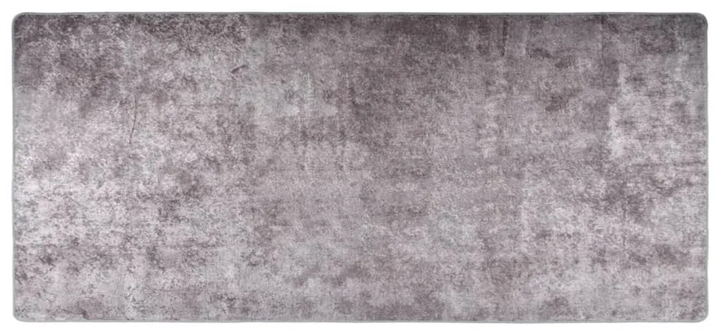 szürke csúszásmentes mosható szőnyeg 80 x 300 cm