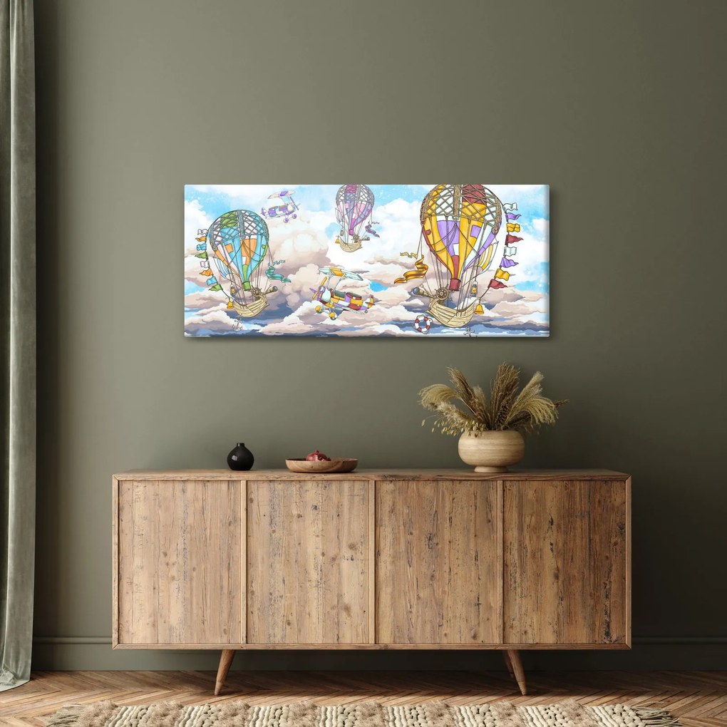 Kép - Expedíció a felhőkben (120x50 cm)