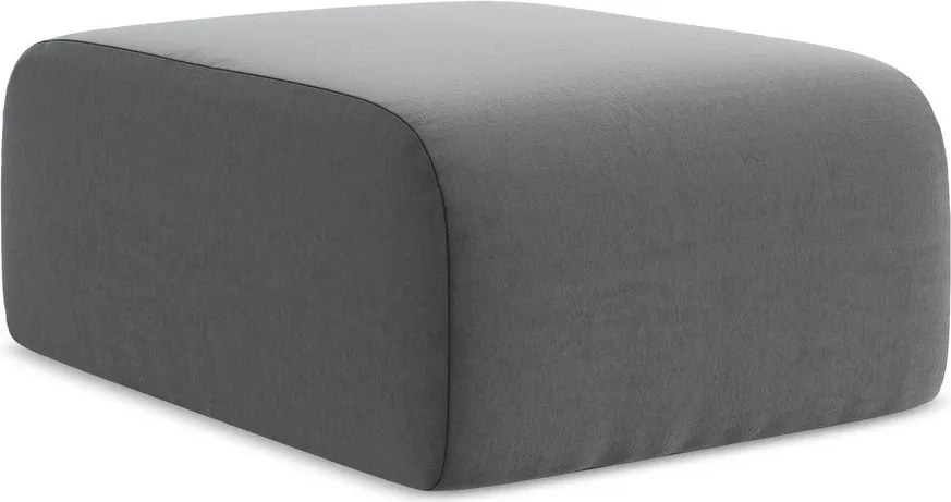 Szürke bársony lábtartó Lani – Makamii