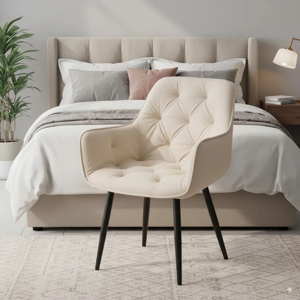 Bársony szék 55 x 60 x 89 cm