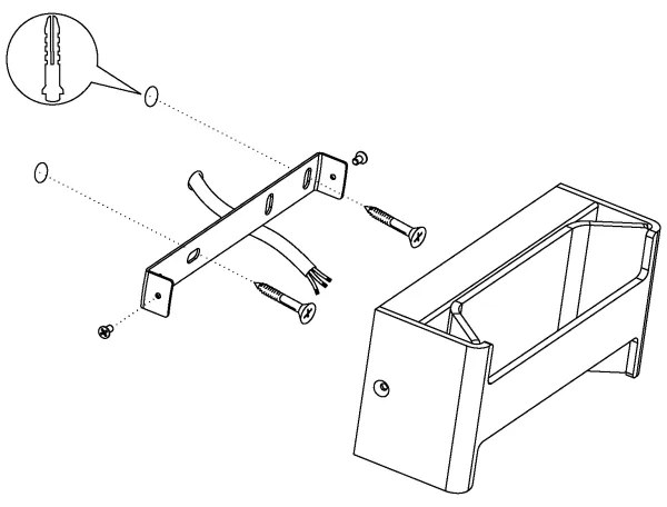 Eglo 98545 - LED Fali lámpa FELONICHE LED/10W/230V