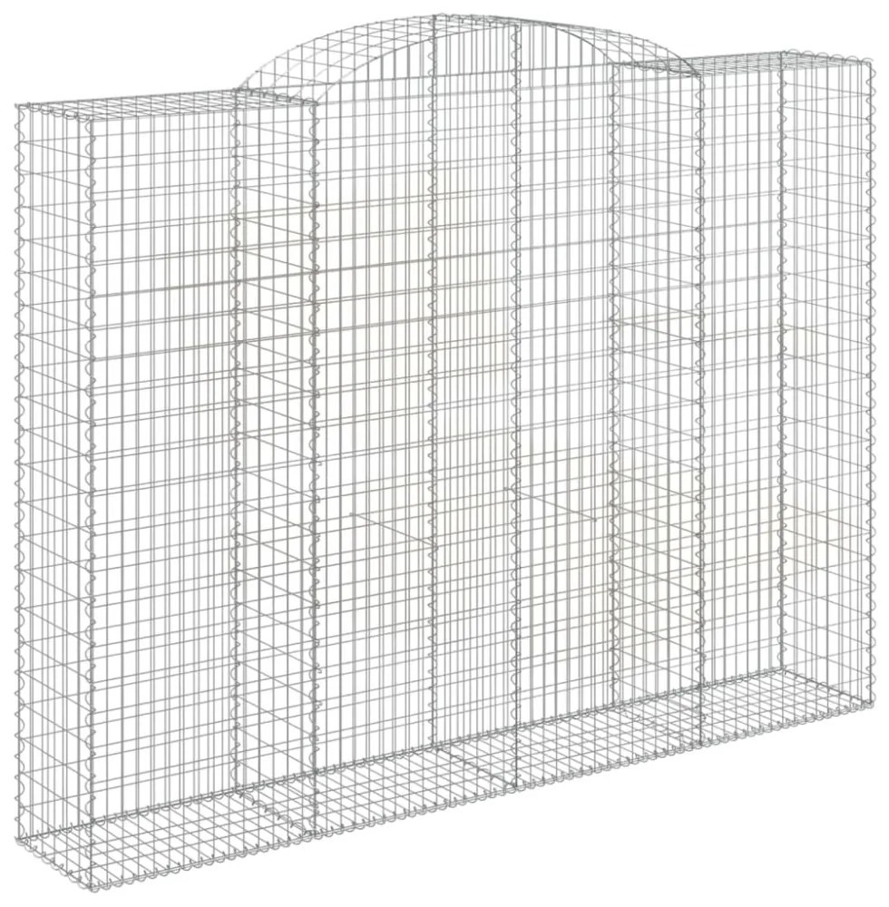 íves horganyzott vas gabion kosár 300 x 50 x 220/240 cm