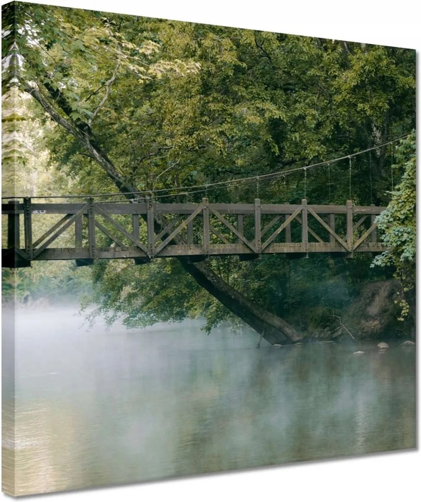 Festmények 30x30 Híd Építészet Tájkép