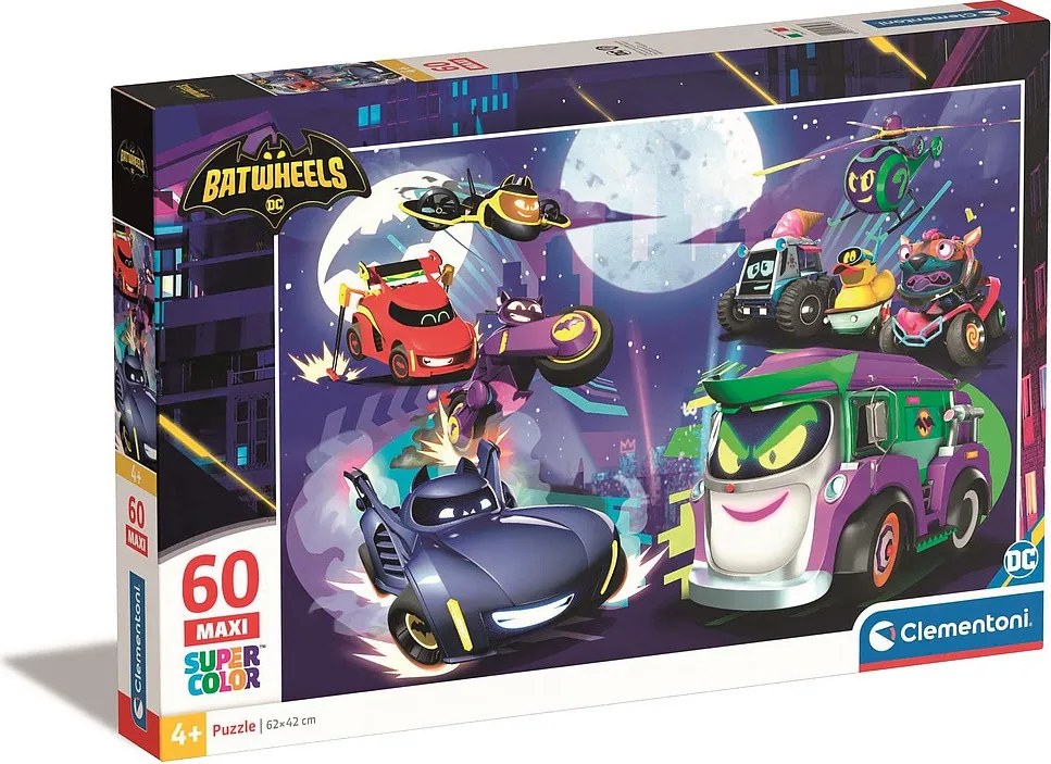 Batman Batwheels 60 db-os maxi puzzle Clementoni