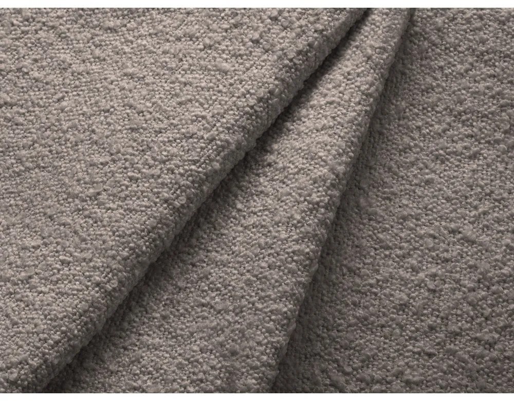 Szürke buklé fotel Poppy – Micadoni