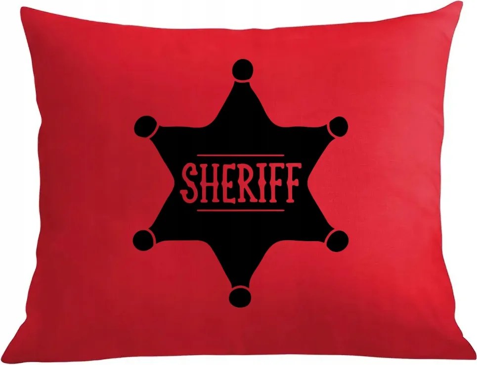 Párna+párnahuzat Sheriff Cowboy Ajándék