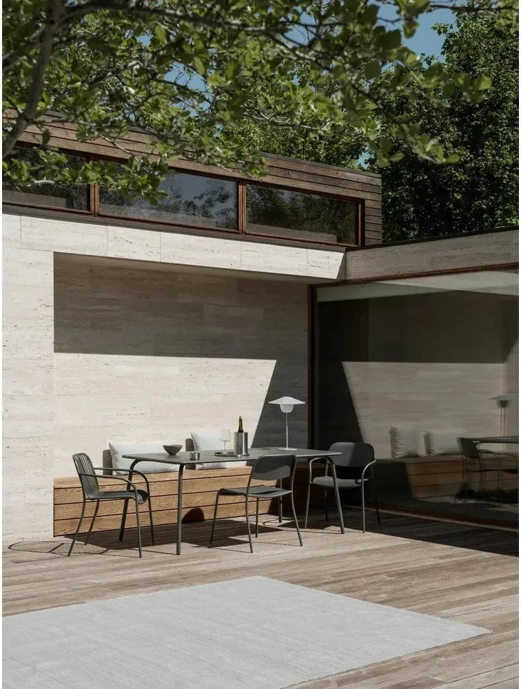 Fém kerti étkezőasztal 90x180 cm Yua – Blomus