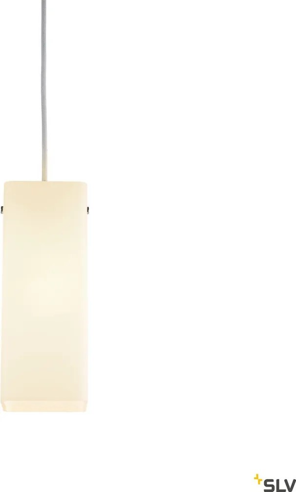 SLV 1003432 QUADRASS Modern Függesztett Lámpa Fehér, Króm E27 IP20