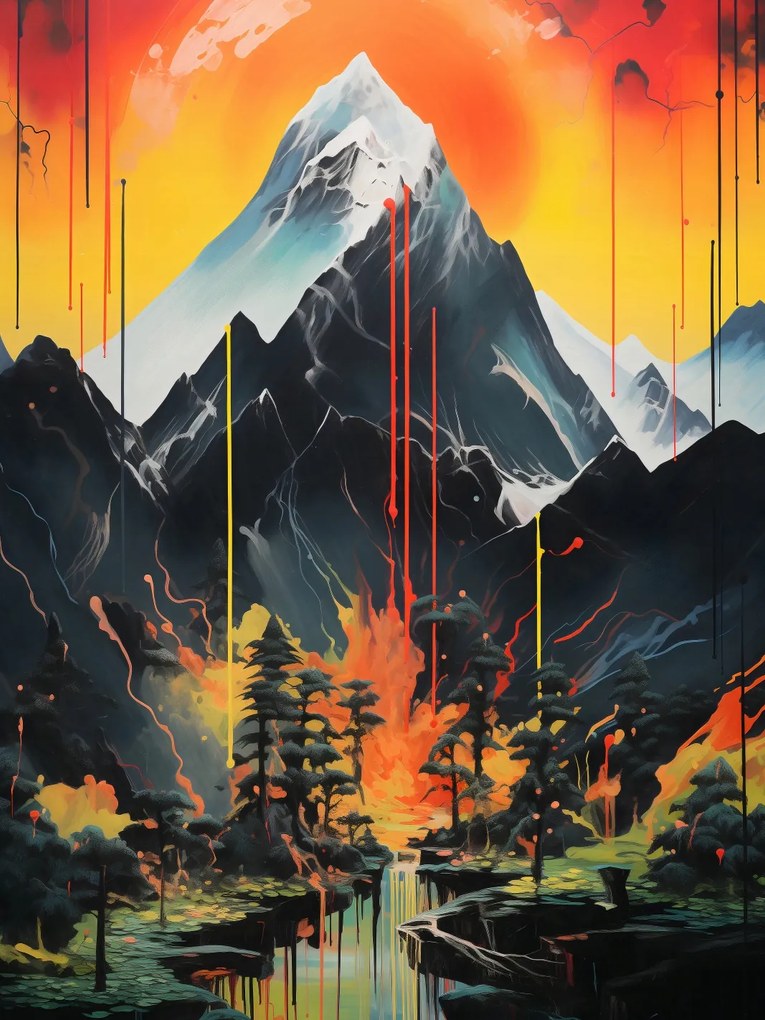 Poszter 60x80cm Hegyi alkímia