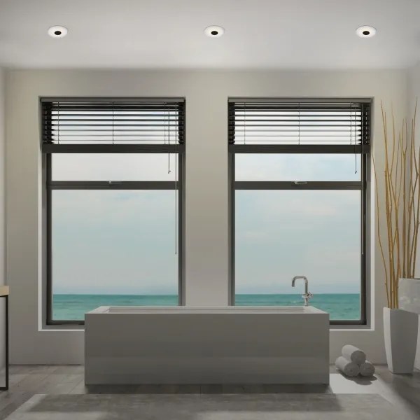 Briloner - KÉSZLET 3x LED Fürdőszobai beépíthető lámpa LED/6W/230V IP44 fekete