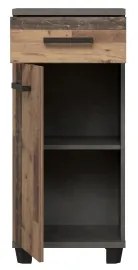 VENOM fürdőszobai szekrény antracit/barna