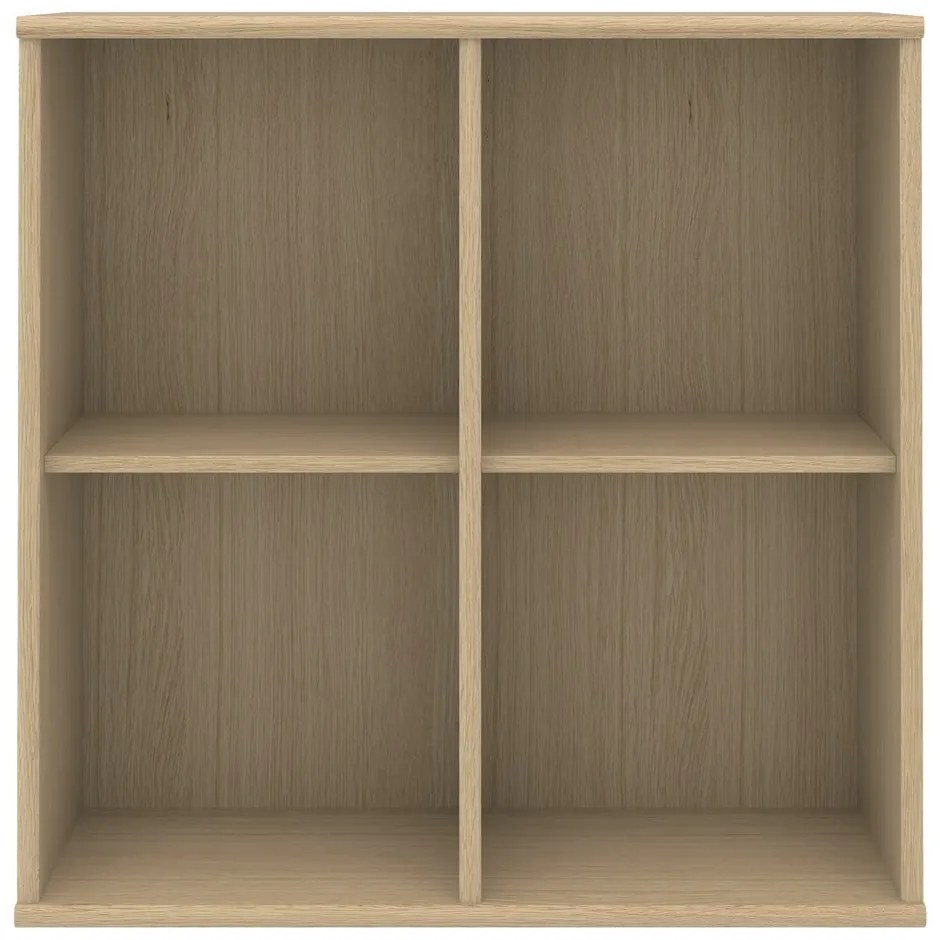 Fali könyvespolc tölgy dekorral Mistral 025