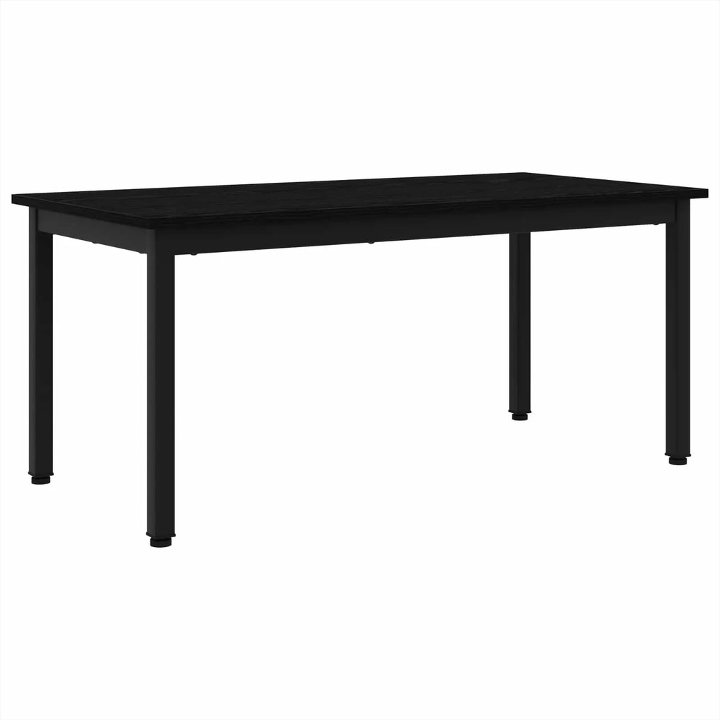 vidaXL Dohányzóasztal Fekete tölgy 100 x 50 x 45 cm Faanyag