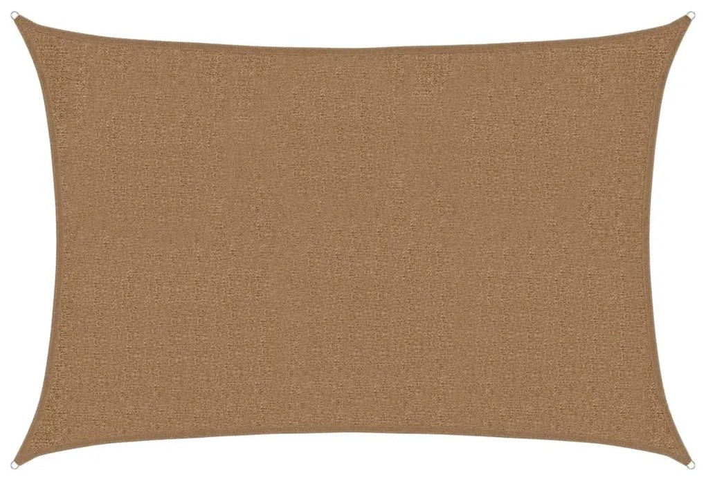 tópszínű HDPE napvitorla 160 g/m² 2 x 2,5 m