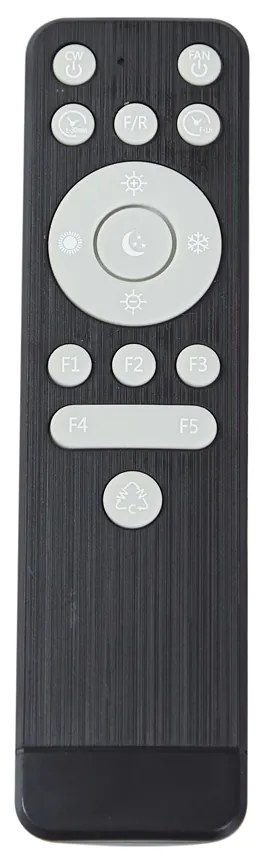 Mennyezeti ventilátor fehér 48,5 cm LED-del, Kelvinben dimmelhető, távirányítóval - Clemo