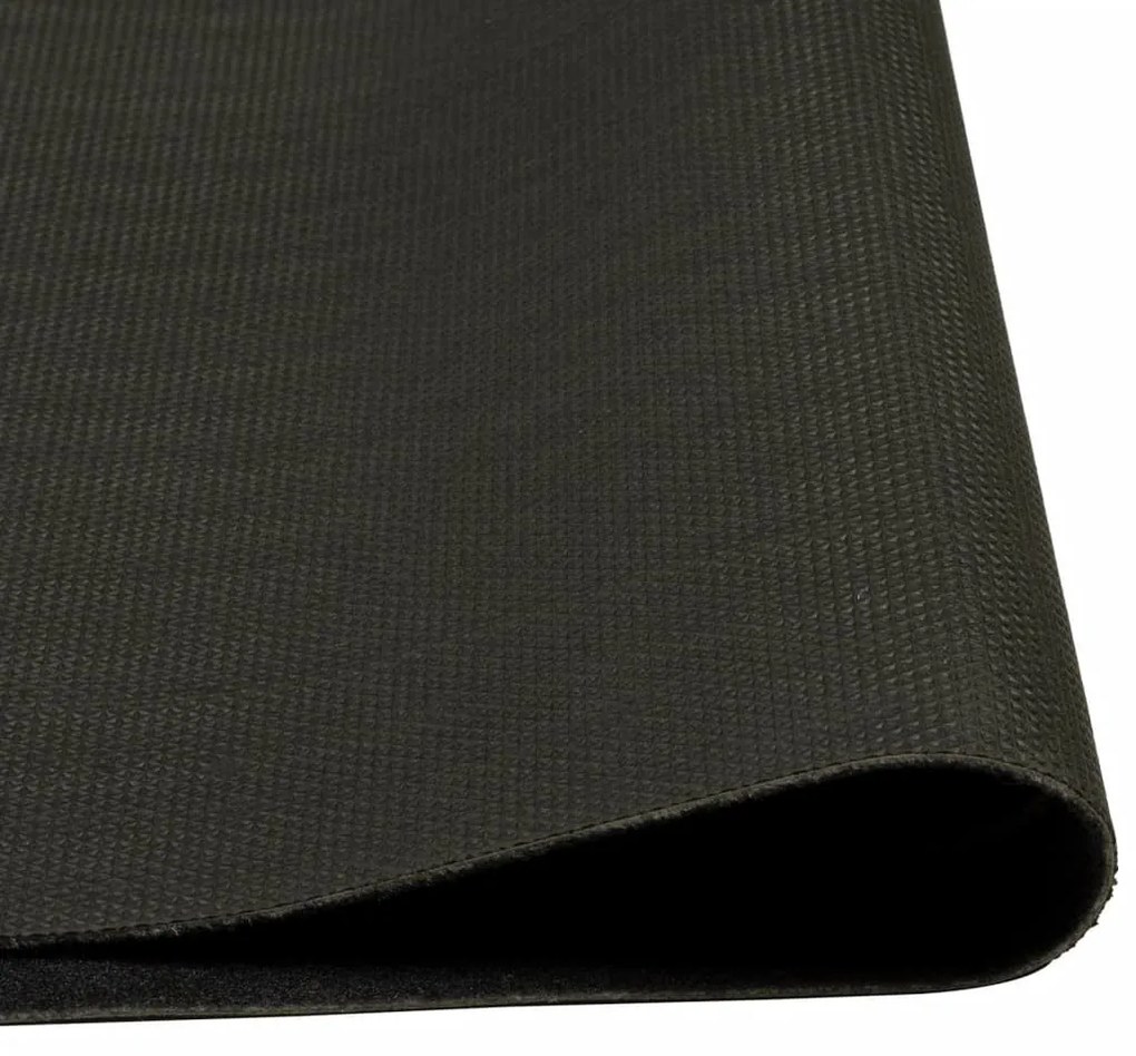 fekete mosható csészemintás bársony konyhaszőnyeg 60x180 cm