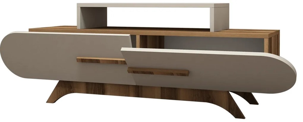 TV asztal Rose Walnut Cream