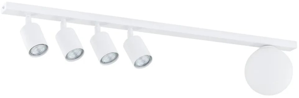 EMIBIG 1315-5 BASTER Modern Mennyezeti Lámpa Fehér, Fekete E14, GU10 IP20