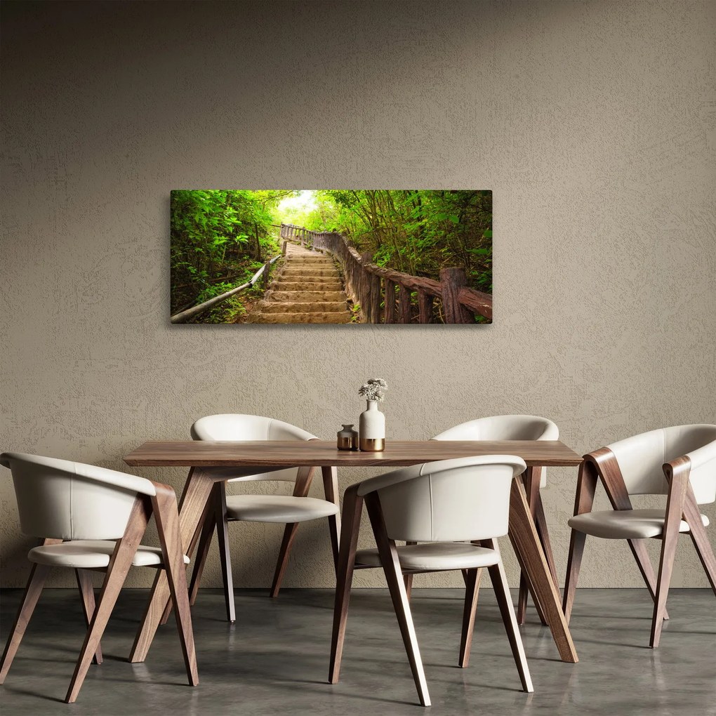 Kép - Lépcsők a természetben (120x50 cm)