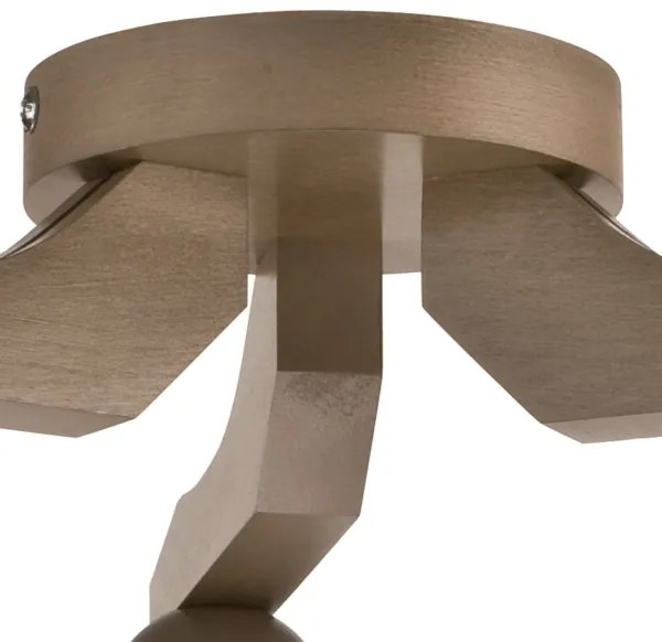 Fali lámpa ADRIANO 3xE27/60W/230V bükk