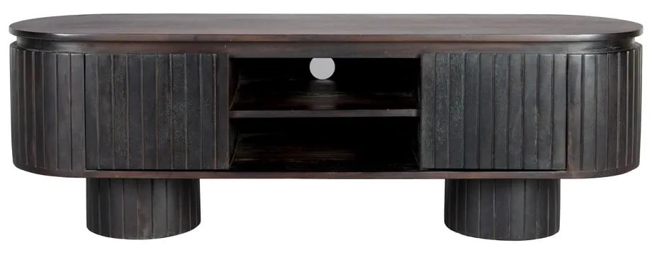 Sötétbarna mangófa TV-állvány 140x45x40 cm Kenji – Dutchbone