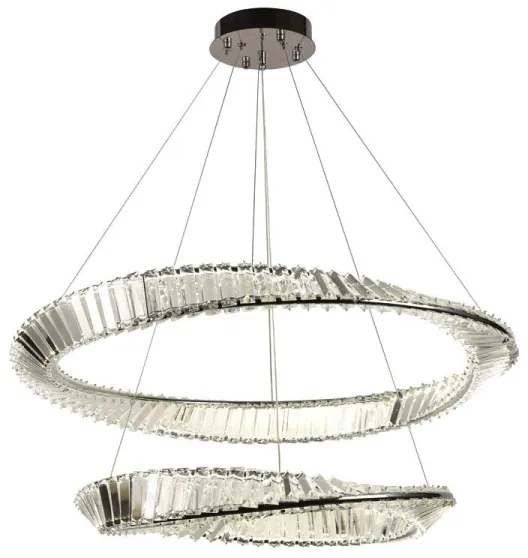 LED állítható fényerőjű csillár kábellel LED/90W/230V 3000-6500K króm DO-val