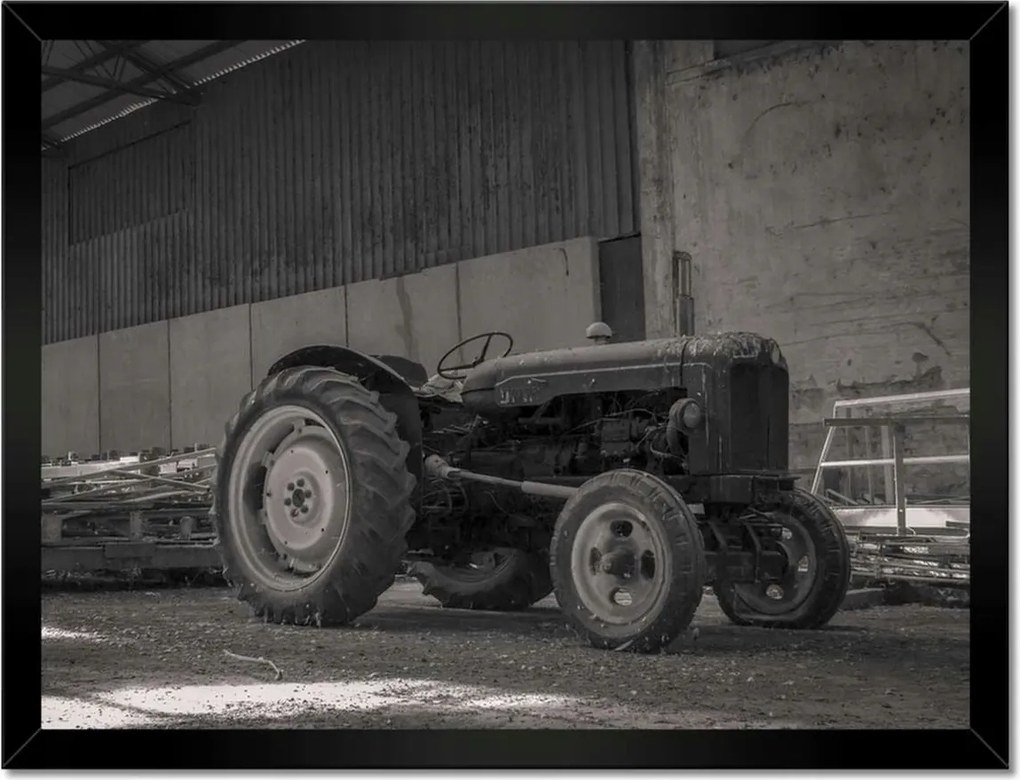 Poszterek keretben 40x30 Antik régi traktor