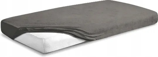 Gumis frottír lepedő 180x200 Premium Matex, szürke_45