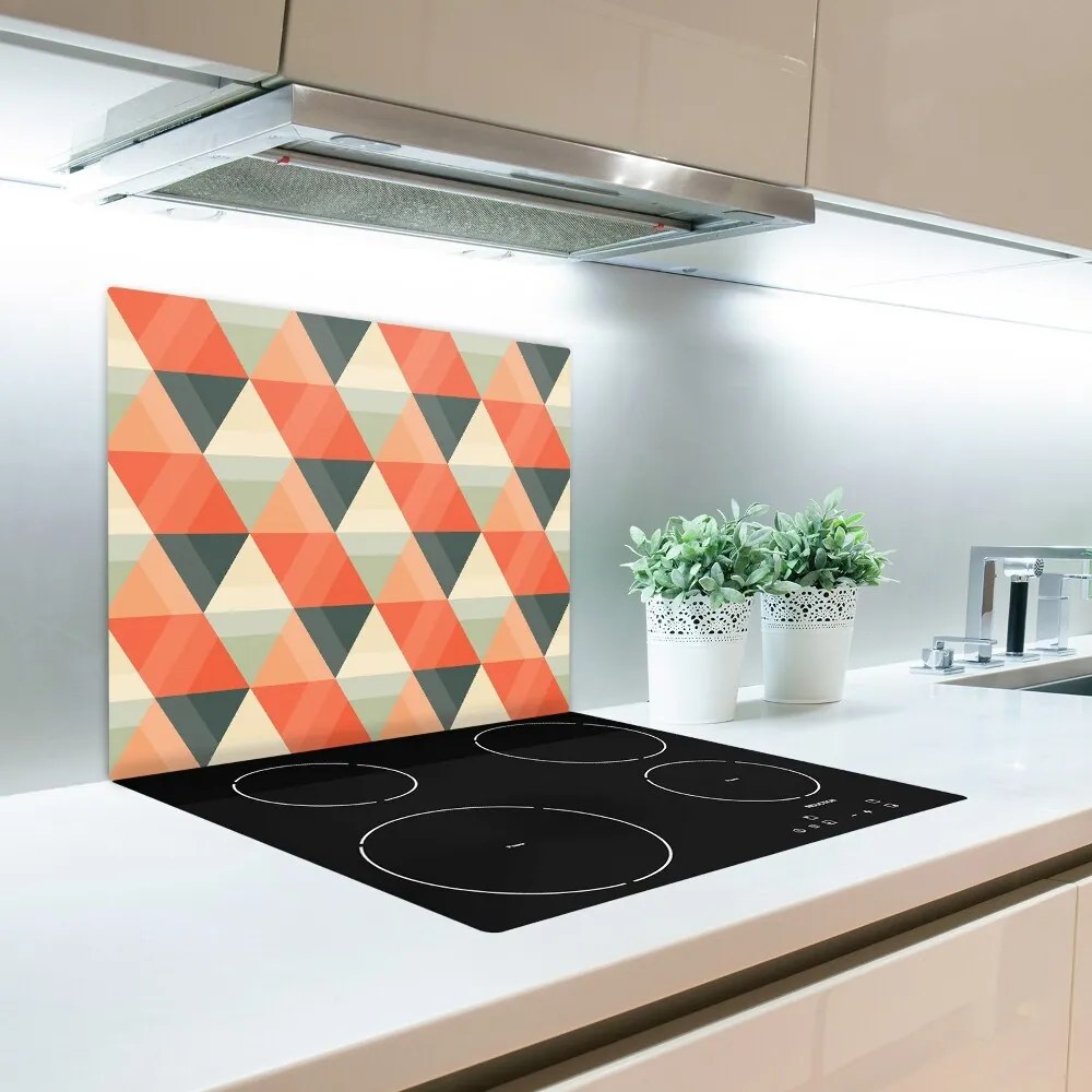 Üveg vágódeszka geometriai háttér 60x52 cm
