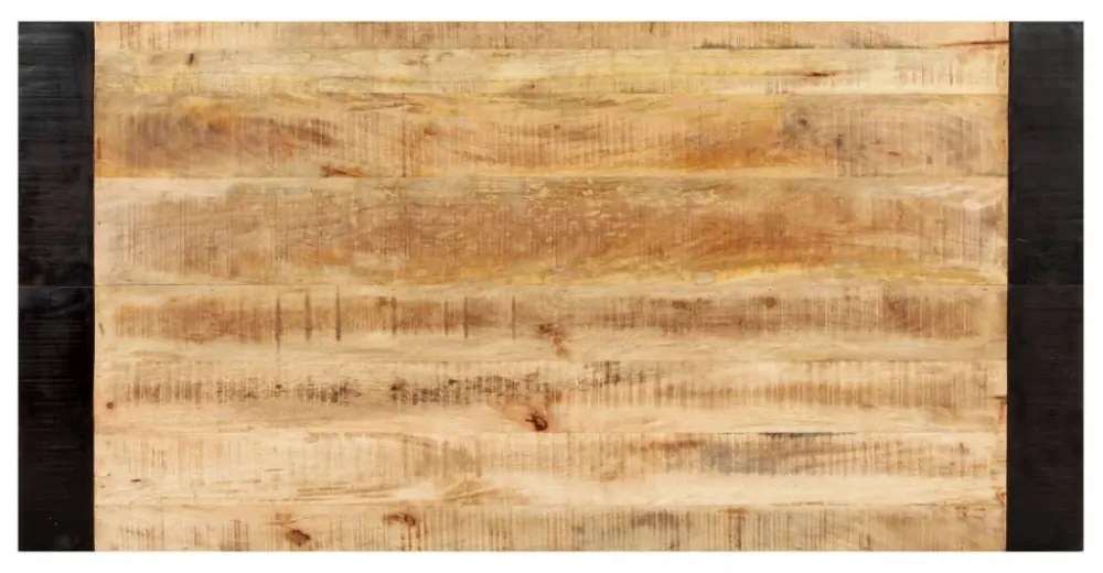 vidaXL tömör nyers mangófa étkezőasztal 140 x 70 x 76 cm