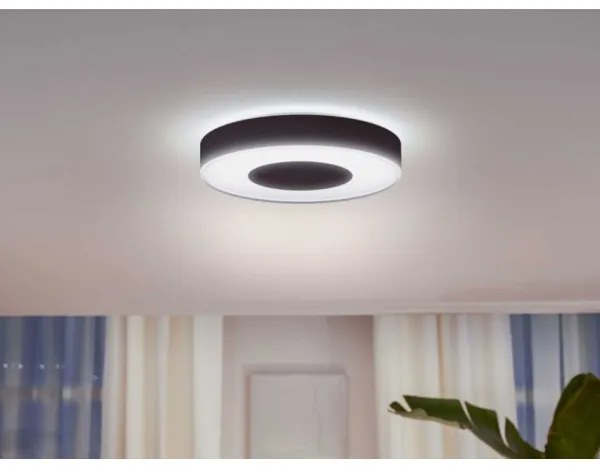 Philips-LED RGB Dimmelhető mennyezeti lámpatest Hue LED/52,5W/230V Ø 425 mm fekete