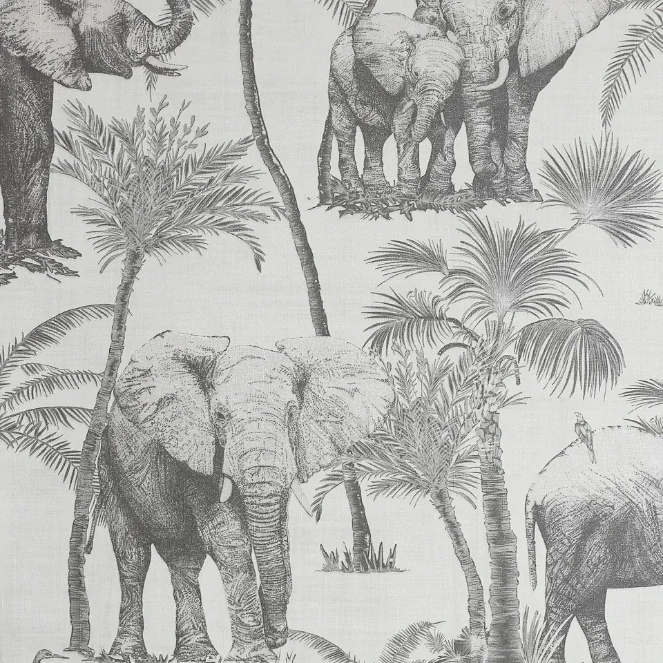 Arthouse Signature 2 Safari Elephant szürke elefántos vinyl tapéta – 296700
