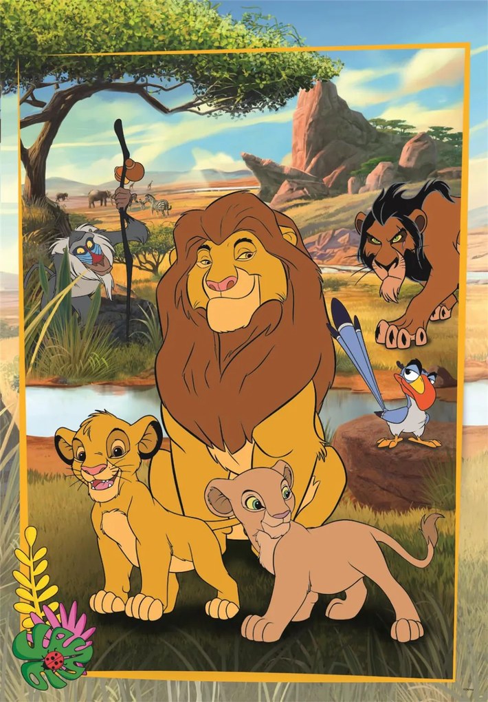 Disney Az Oroszlánkirály Savannah Stories 60 db-os maxi puzzle Clementoni