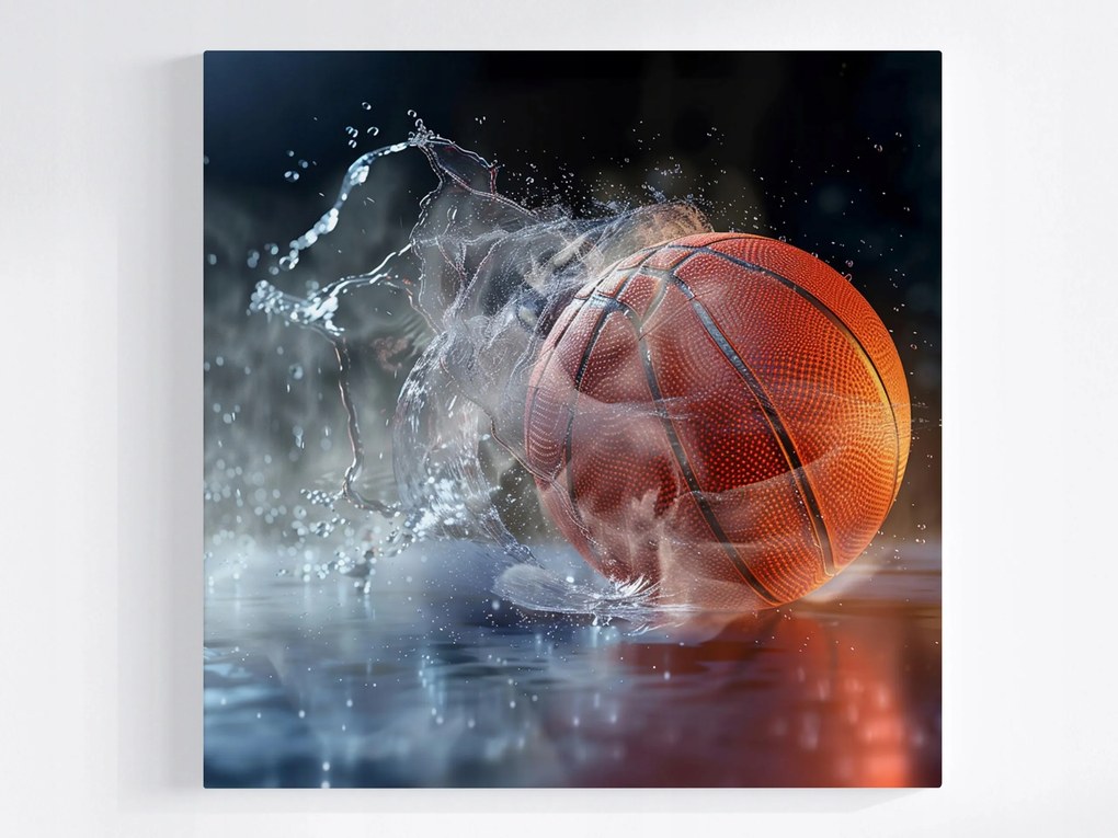 Vászonkép Canvas Sport Kosárlabda Basketball Játék Mozgás Labda 40x40