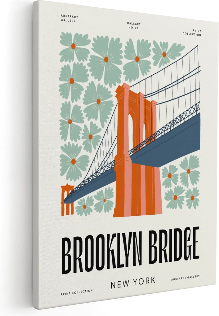 Vászonkép Nappali Falikép Brooklyn híd *sok minta*