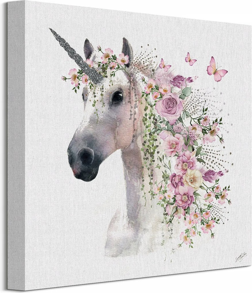 Unicorn Unikornis vászonkép 40x40 cm
