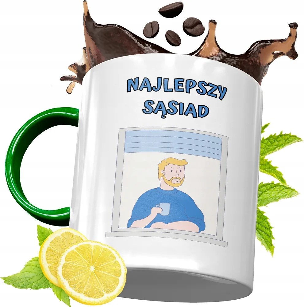 Zöld Bögre Születésnapra Ajándék fényképes nyomtatással