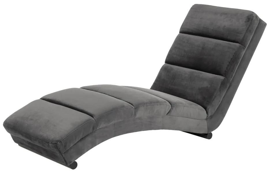 Luxus relax fotel Nana - sötétszürke