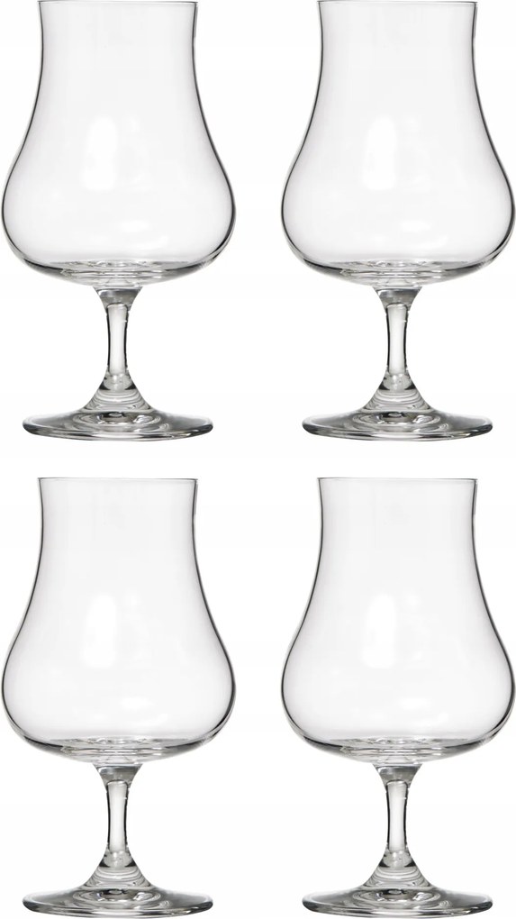 Likőrös Poharak Üveg Szett 4 Darabos 220 ML 7,5 x 13,5 CM