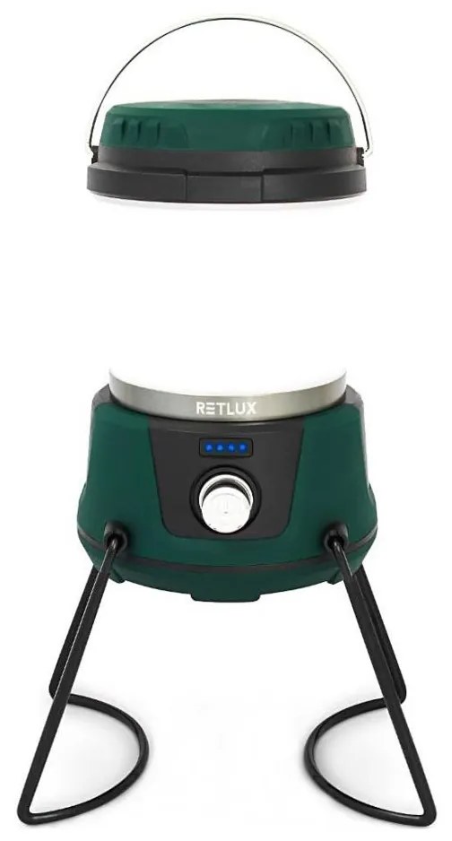 Retlux - LED Dimmelhető hordozható lámpa power bank funkcióval LED/3W/4400 mAh IPX2