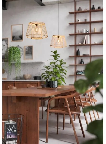 Eglo 43852 - Csillár zsinóron HYKEHAM 1xE27/40W/230V