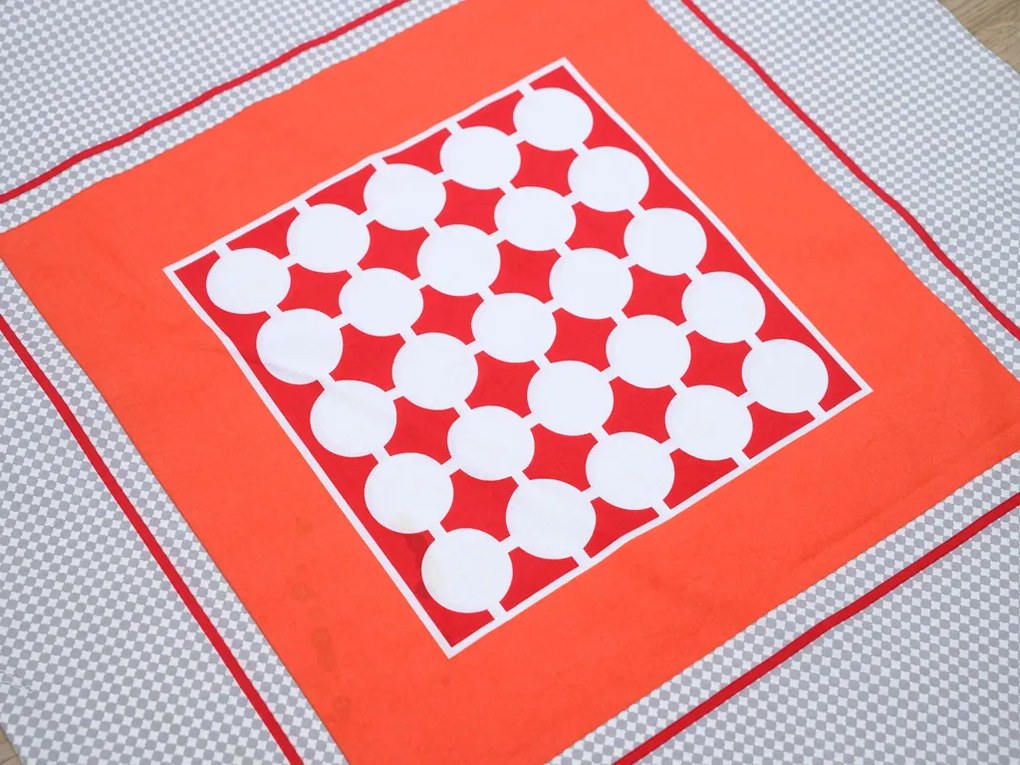 Renforcé pamut ágyneműhuzat TABITA piros Ágyneműhuzat mérete: 2 db 80 x 80 cm | 200 x 200 cm