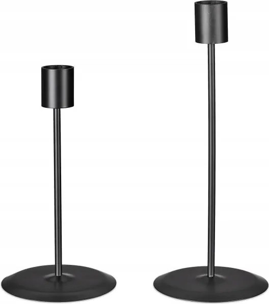 Dekoratív fém gyertyatartó állvány szett 2 Gr122